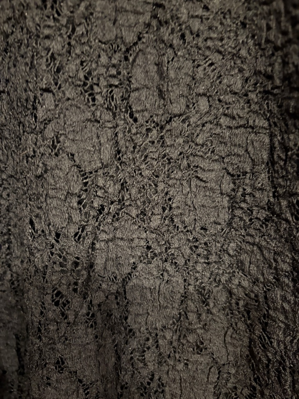 Maison Martin Margiela Black Lace Shift Dress with Statement Sleeves - Picture 5 of 5